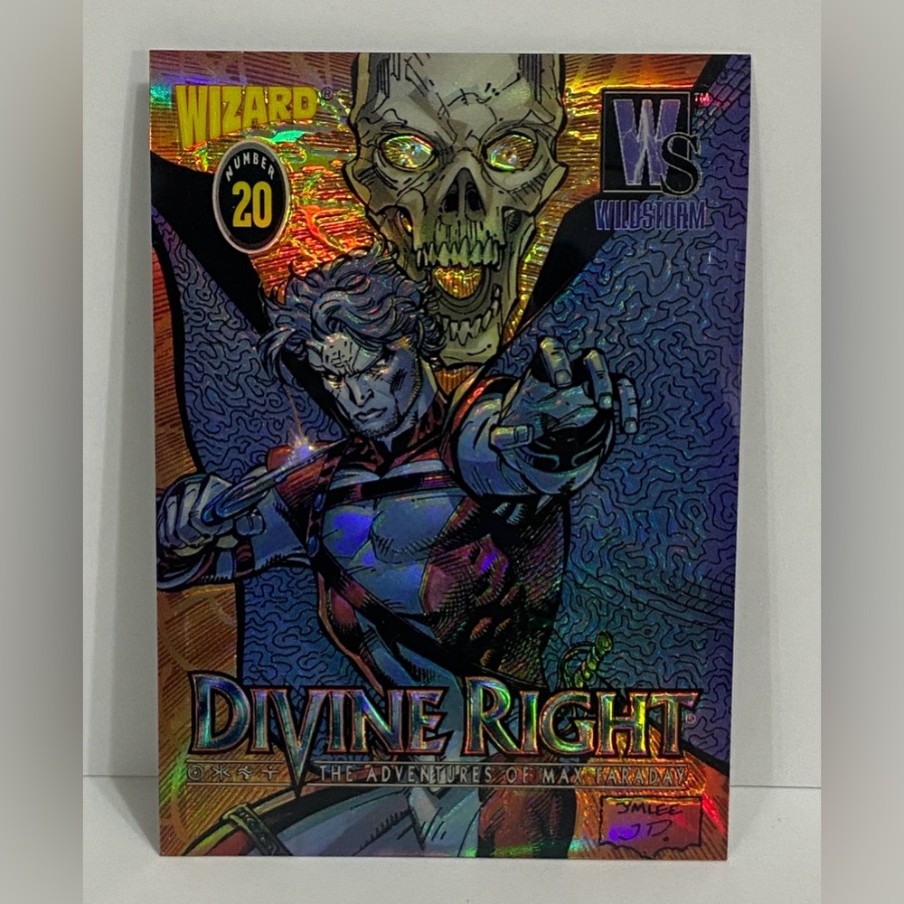 1997 Wizard Chromium Divine Right Promo Card #20 Near Mint
